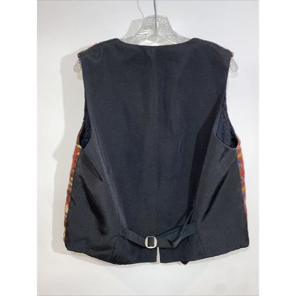 Matt Cameron Women’s Large Vest 100% Wool Concho Southwest Cowgirl Rodeo - Picture 3 of 4